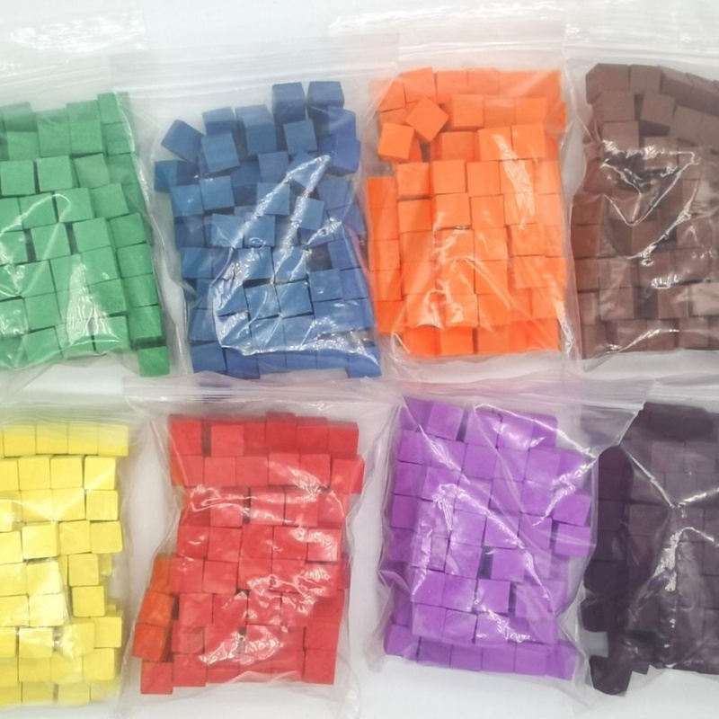 100 ピース/ロット 10 ミリメートルウッドキューブカラ - Board Game Catan のレビューと価格