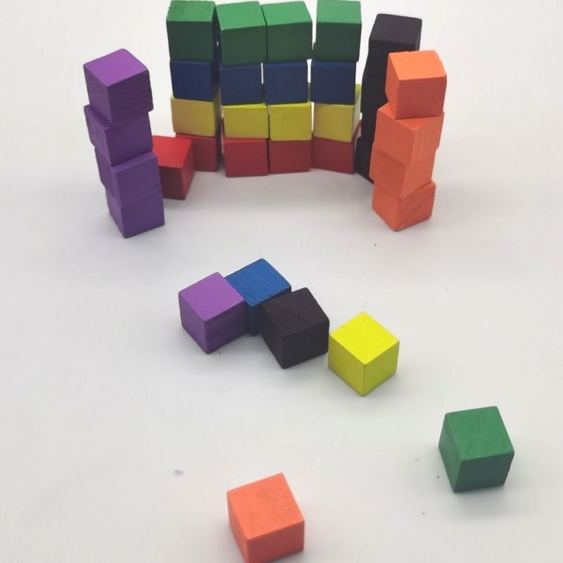 100 ピース/ロット 10 ミリメートルウッドキューブカラ - Board Game Catan のレビューと価格
